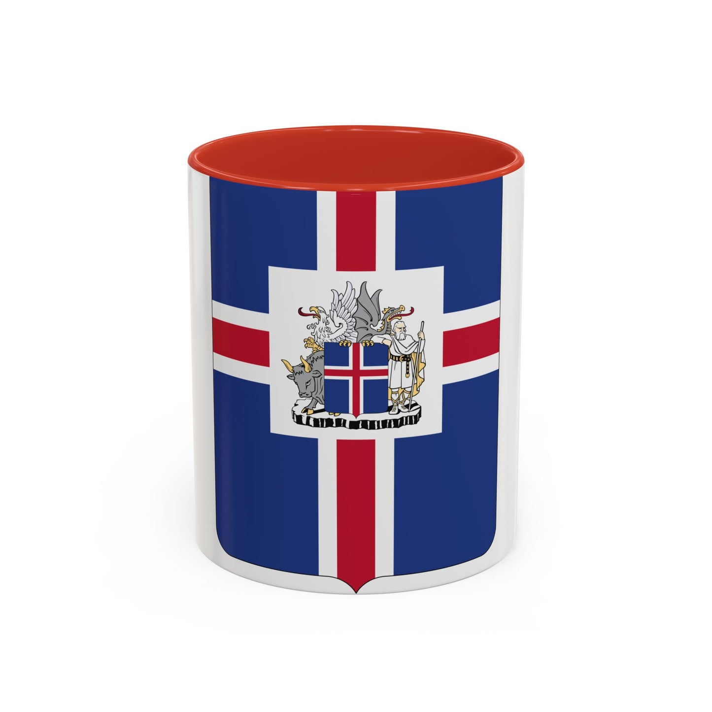 Coat of arms of the President of Iceland - Accent Coffee Mug