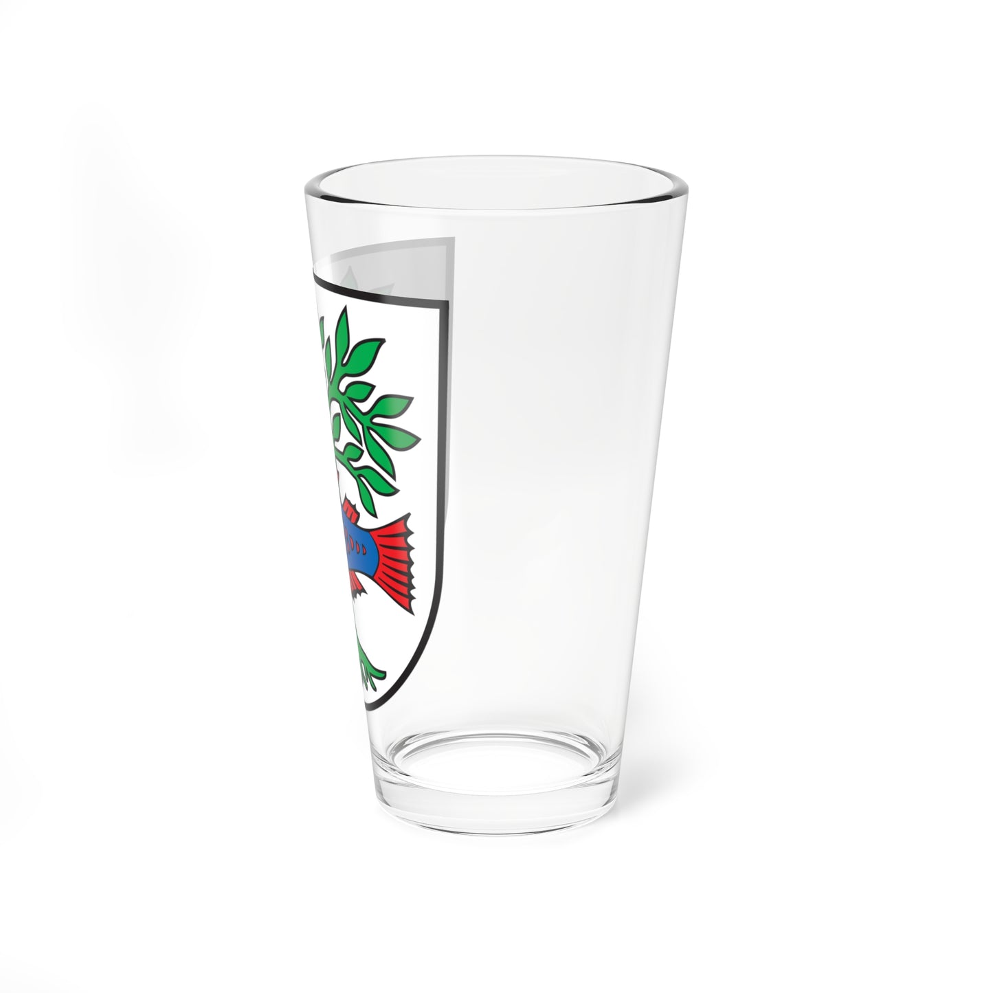 DEU Bad Buchau COA (Germany) (Coat of Arms) Pint Glass 16oz