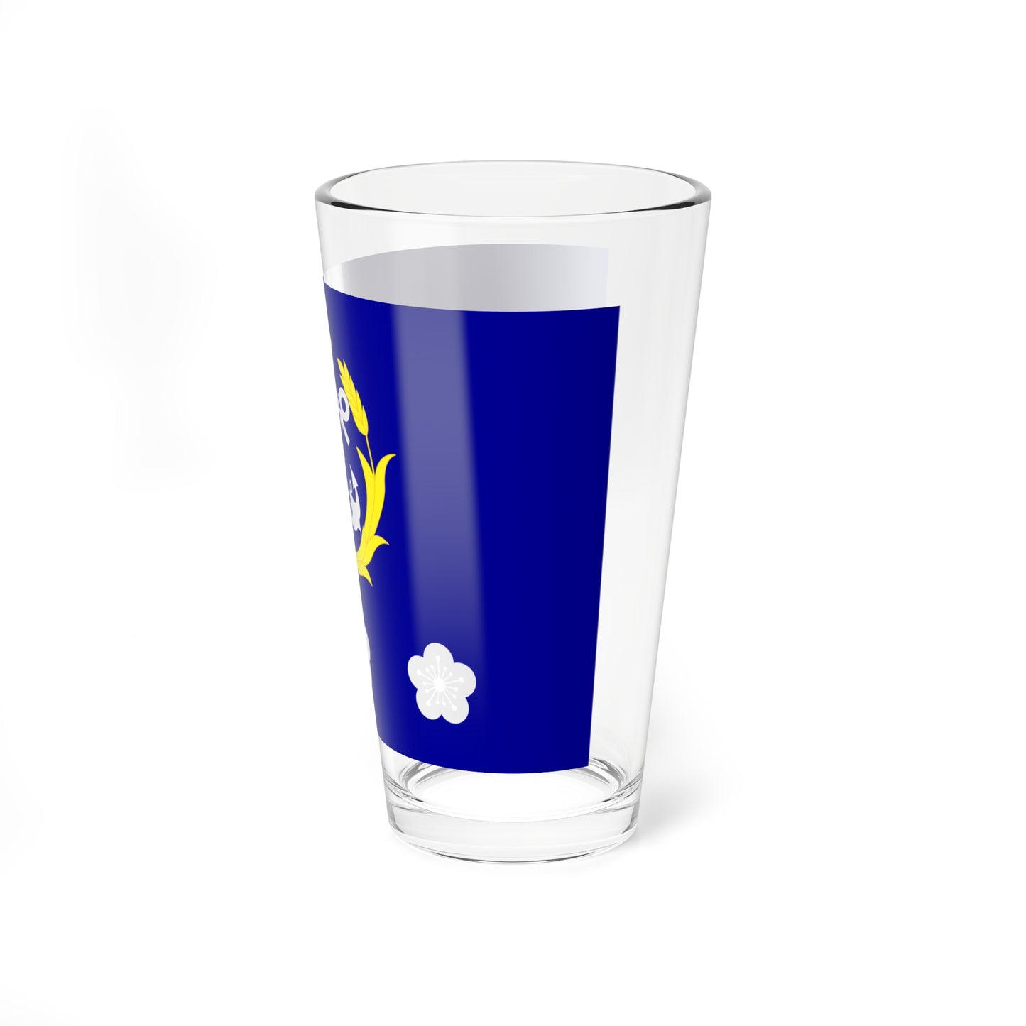 ROCN Captains Flag (China) Pint Glass 16oz