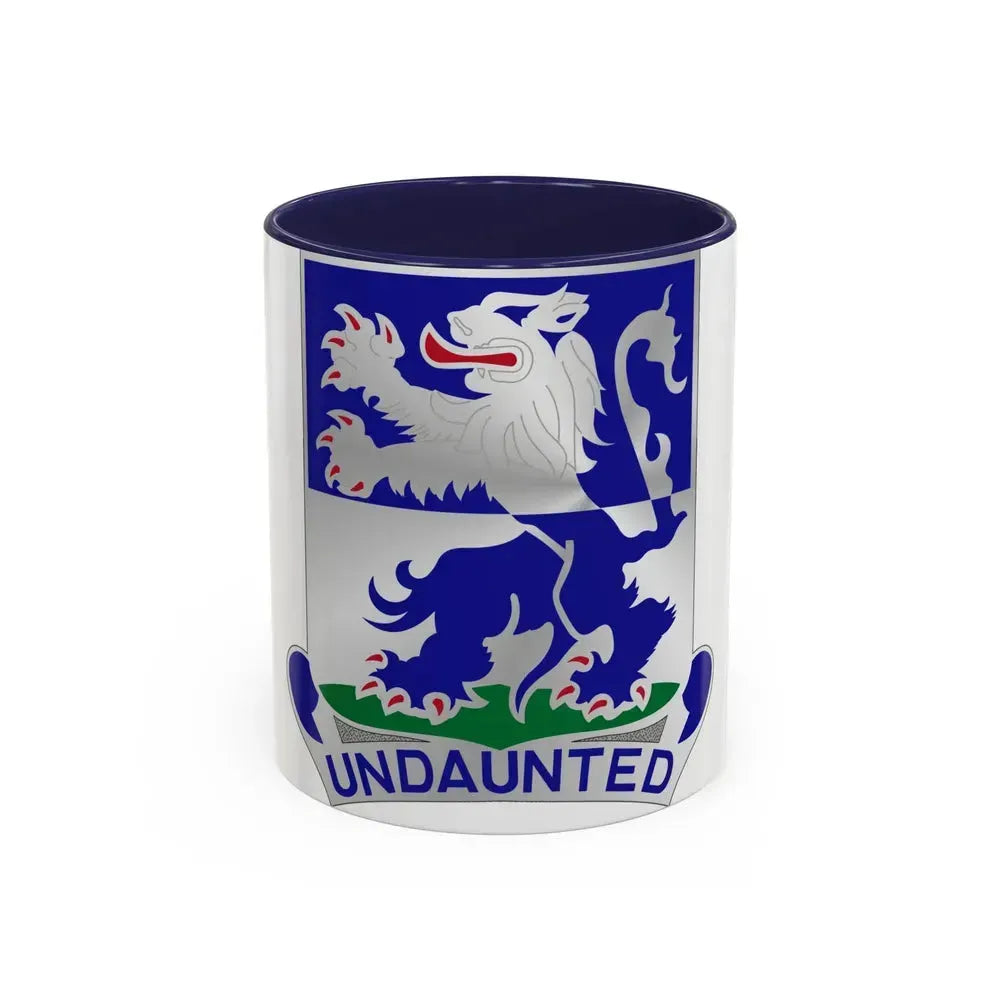 119th Infantry Regiment (U.S. Army) Accent Coffee Mug 11oz Navy - Go Mug Yourself
