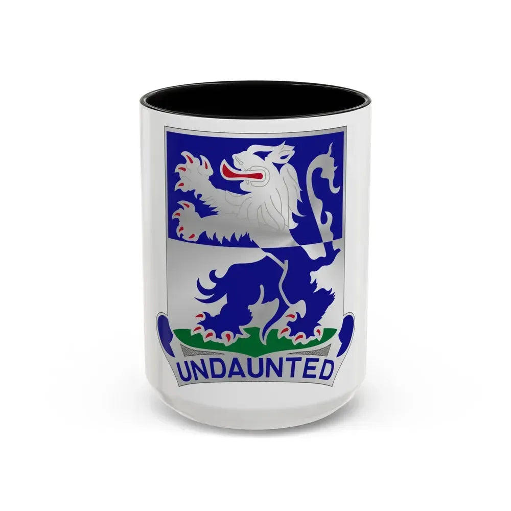 119th Infantry Regiment (U.S. Army) Accent Coffee Mug 15oz Black - Go Mug Yourself