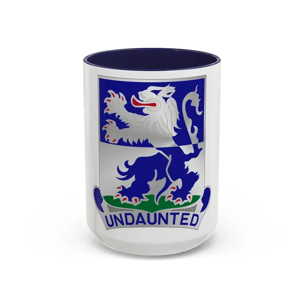 119th Infantry Regiment (U.S. Army) Accent Coffee Mug 15oz Navy - Go Mug Yourself