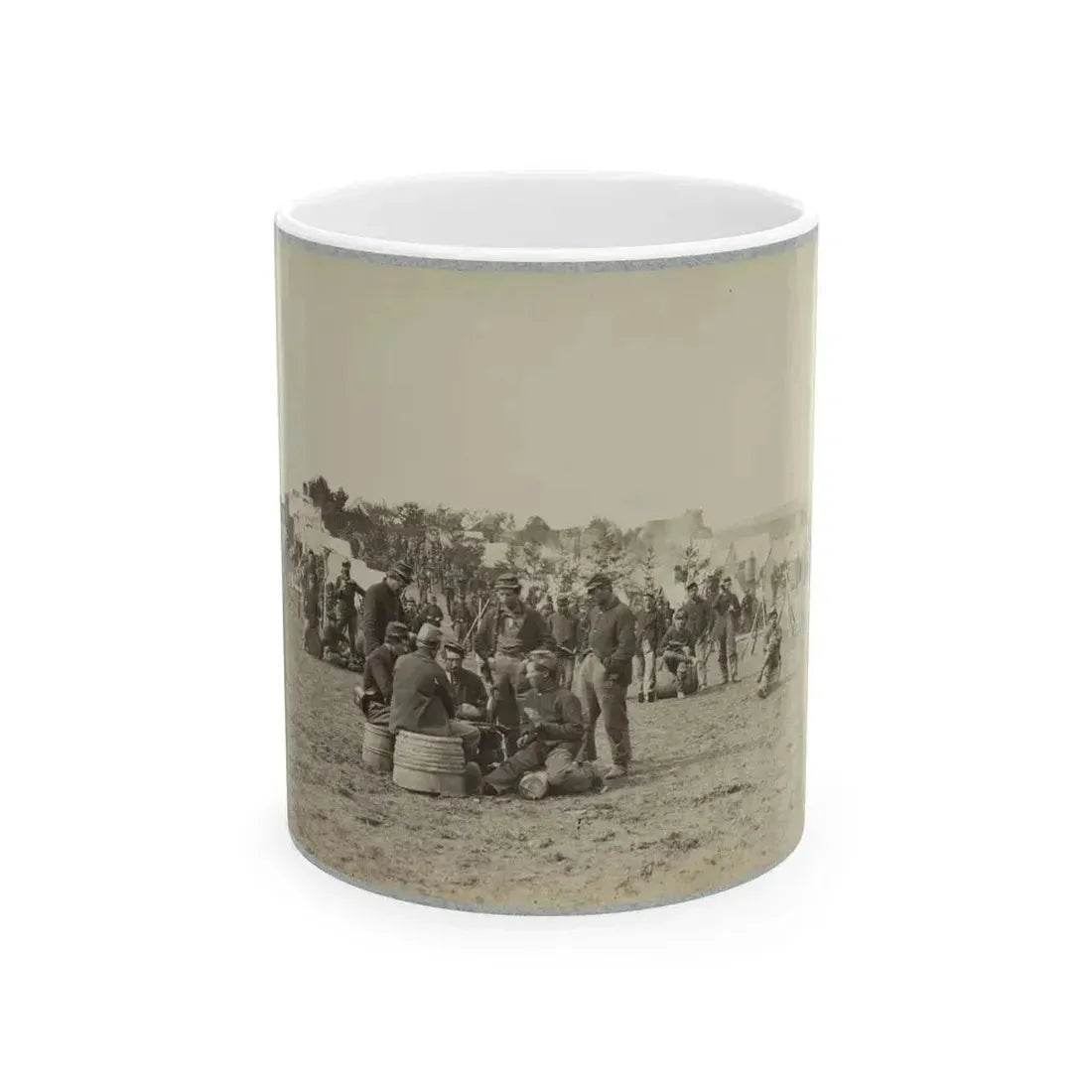 119th Pennsylvania Infantry(2) (U.S. Civil War) White Coffee Mug 11oz - Go Mug Yourself