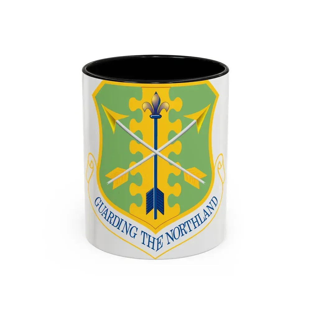 119th Wing (U.S. Air Force) Accent Coffee Mug 11oz Black - Go Mug Yourself