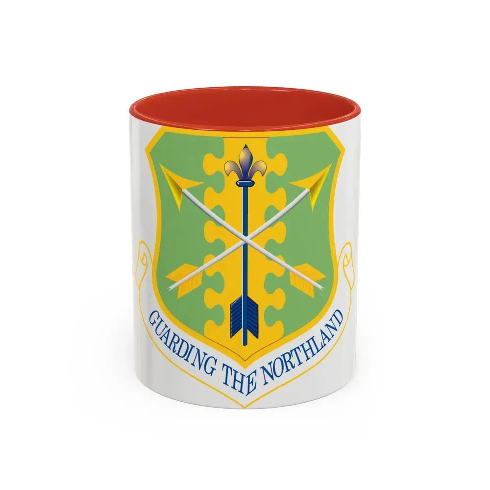 119th Wing (U.S. Air Force) Accent Coffee Mug 11oz Red - Go Mug Yourself