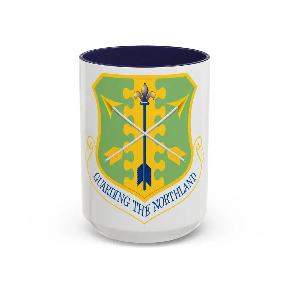 119th Wing (U.S. Air Force) Accent Coffee Mug 15oz Navy - Go Mug Yourself