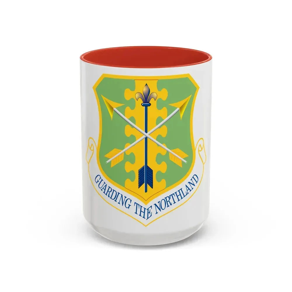 119th Wing (U.S. Air Force) Accent Coffee Mug 15oz Red - Go Mug Yourself
