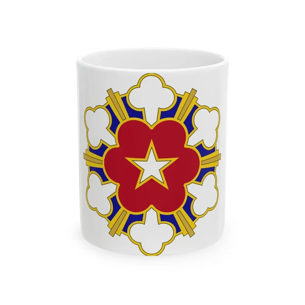 11th Air Defense Artillery Brigade v2 (U.S. Army) White Coffee Mug 11oz - Go Mug Yourself