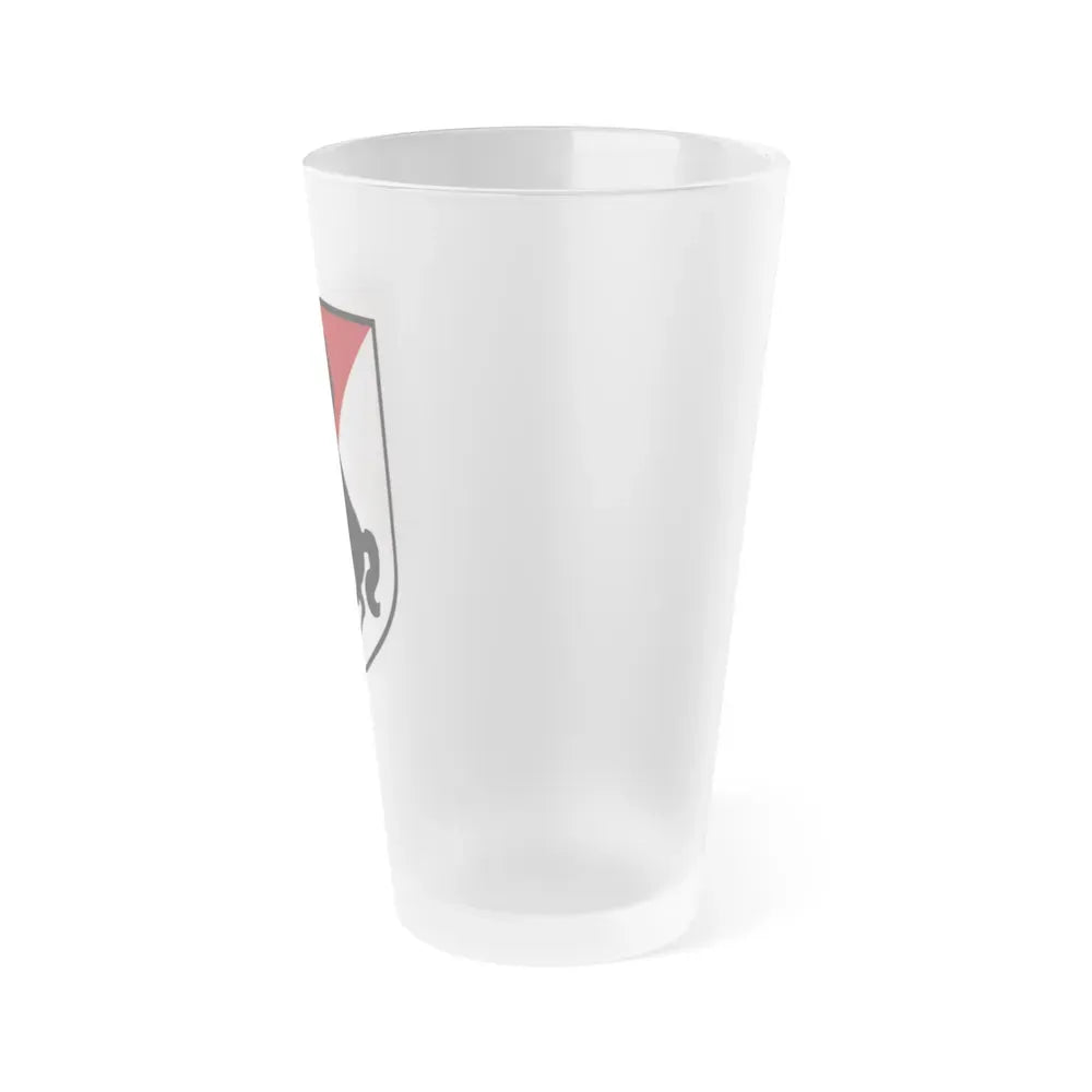 11th Armored Cavalry Regiment (U.S. Army) Frosted Pint Glass 16oz - Go Mug Yourself