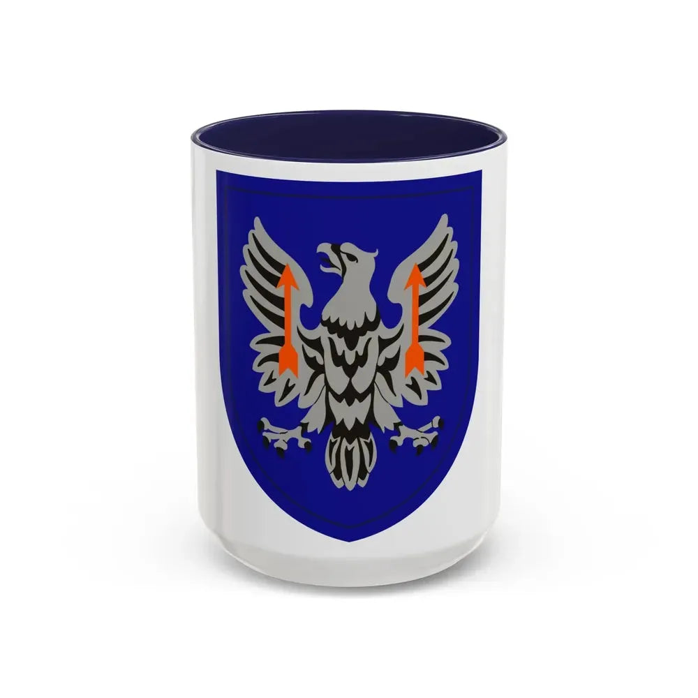11th Expeditionary Combat Aviation Brigade (U.S. Army) Accent Coffee Mug 15oz Navy - Go Mug Yourself