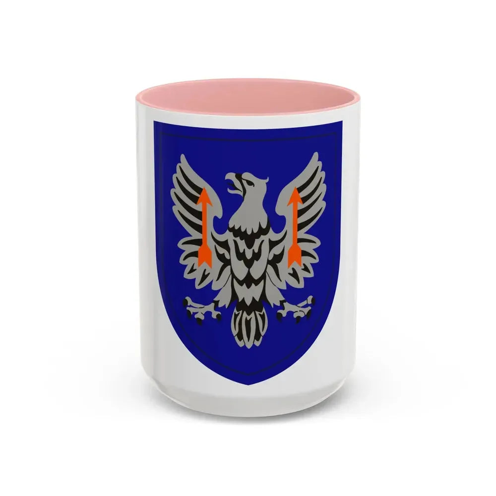11th Expeditionary Combat Aviation Brigade (U.S. Army) Accent Coffee Mug 15oz Pink - Go Mug Yourself