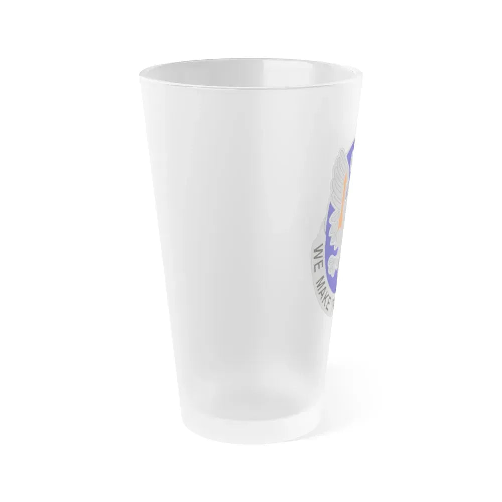 11th Expeditionary Combat Aviation Brigade v2 (U.S. Army) Frosted Pint Glass 16oz - Go Mug Yourself