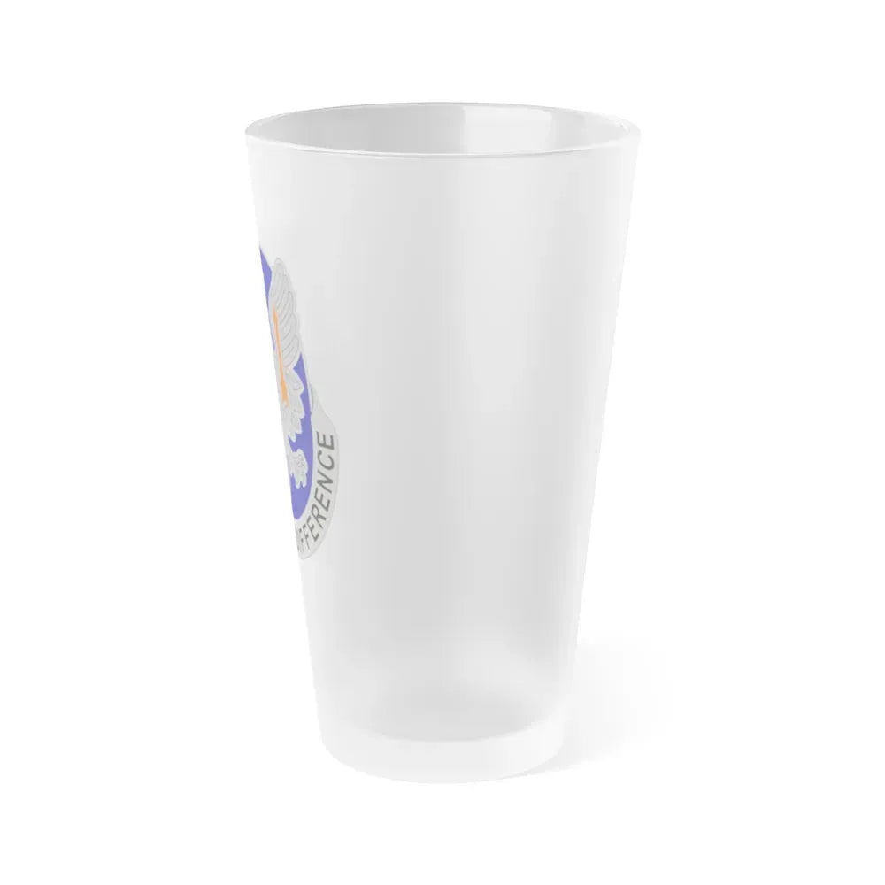 11th Expeditionary Combat Aviation Brigade v2 (U.S. Army) Frosted Pint Glass 16oz - Go Mug Yourself