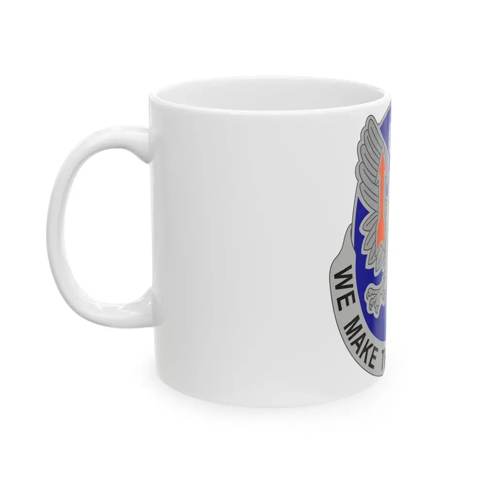 11th Expeditionary Combat Aviation Brigade v2 (U.S. Army) White Coffee Mug - Go Mug Yourself