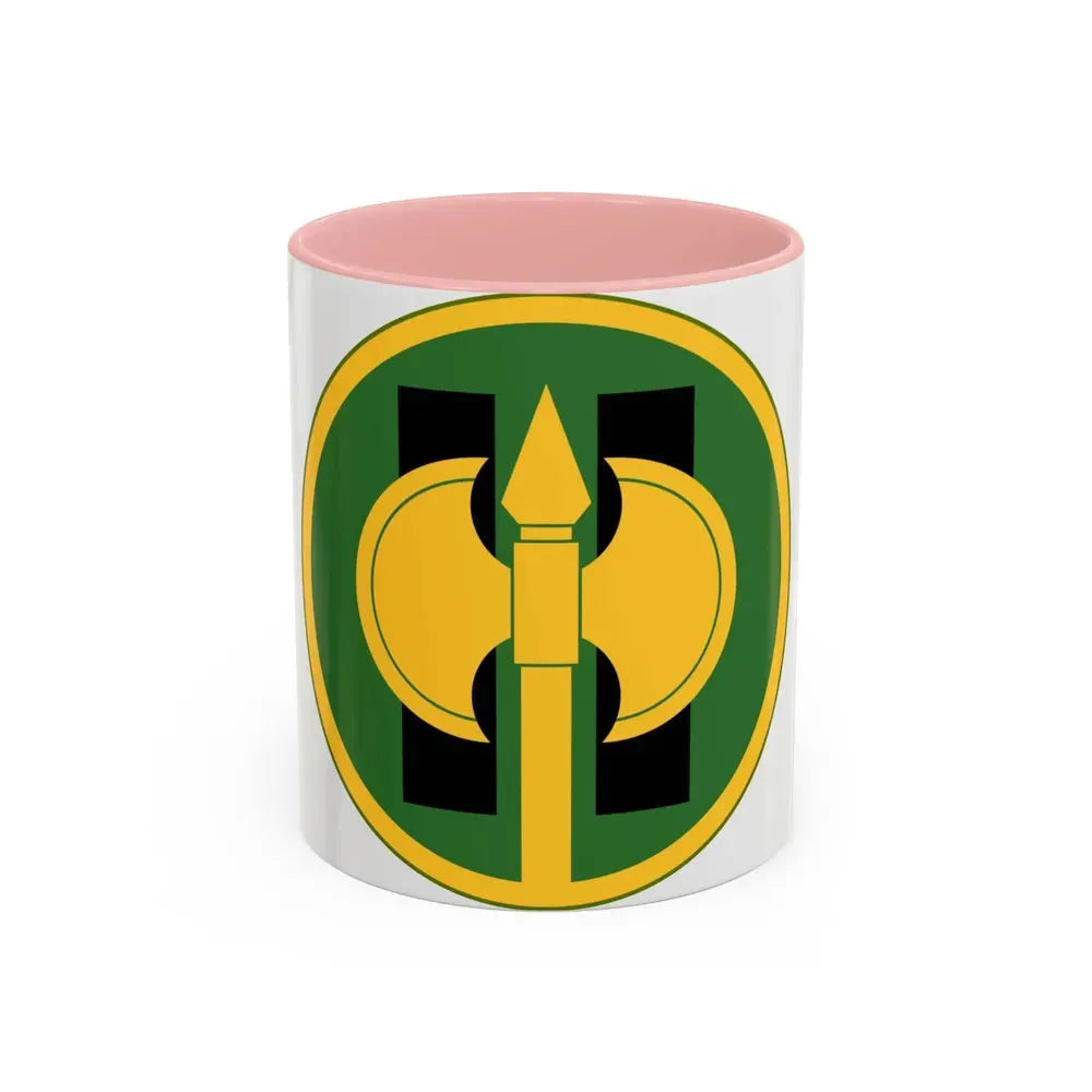 11th Military Police Brigade (U.S. Army) Accent Coffee Mug 11oz Pink - Go Mug Yourself
