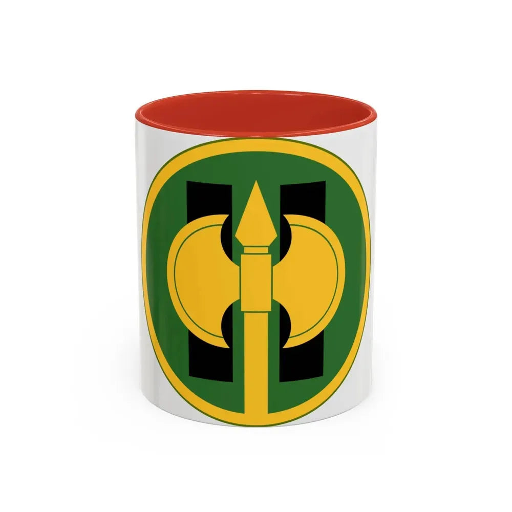 11th Military Police Brigade (U.S. Army) Accent Coffee Mug 11oz Red - Go Mug Yourself