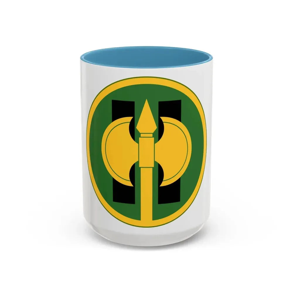 11th Military Police Brigade (U.S. Army) Accent Coffee Mug 15oz Light Blue - Go Mug Yourself