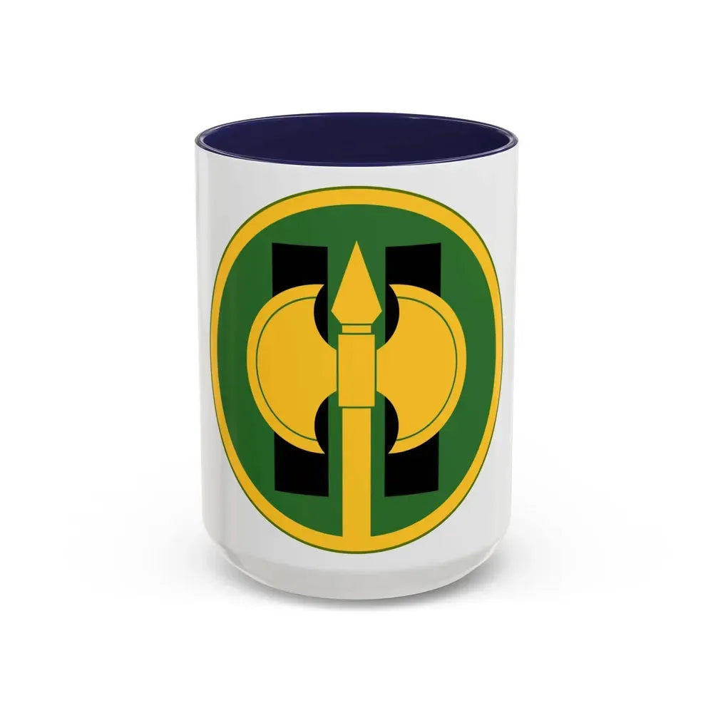 11th Military Police Brigade (U.S. Army) Accent Coffee Mug 15oz Navy - Go Mug Yourself