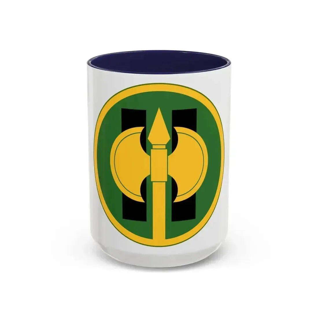11th Military Police Brigade (U.S. Army) Accent Coffee Mug 15oz Navy - Go Mug Yourself