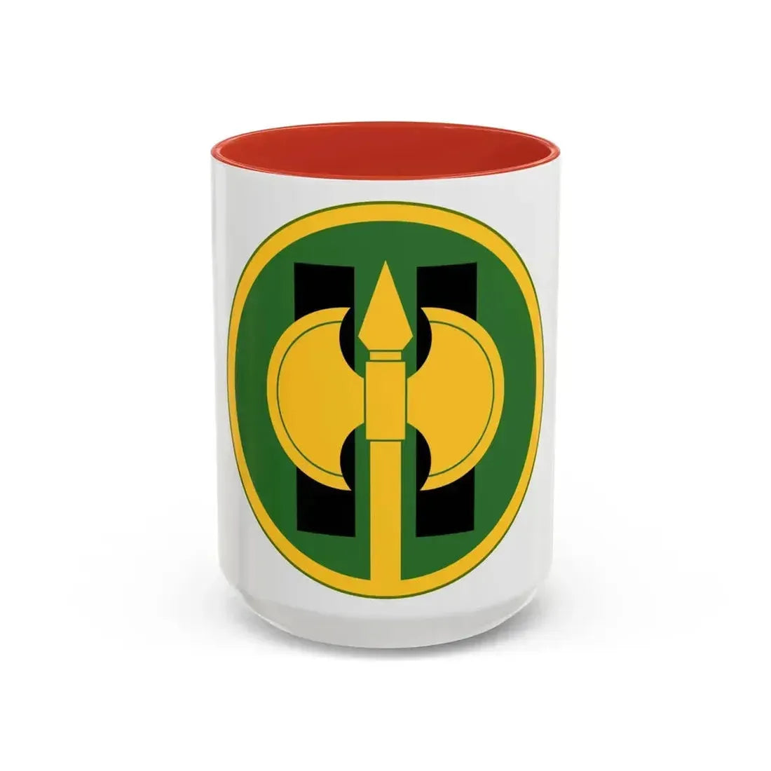 11th Military Police Brigade (U.S. Army) Accent Coffee Mug 15oz Red - Go Mug Yourself