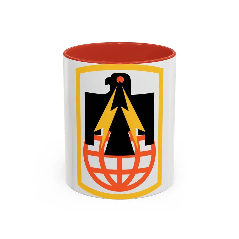 11th Signal Brigade (U.S. Army) Accent Coffee Mug 11oz Red - Go Mug Yourself