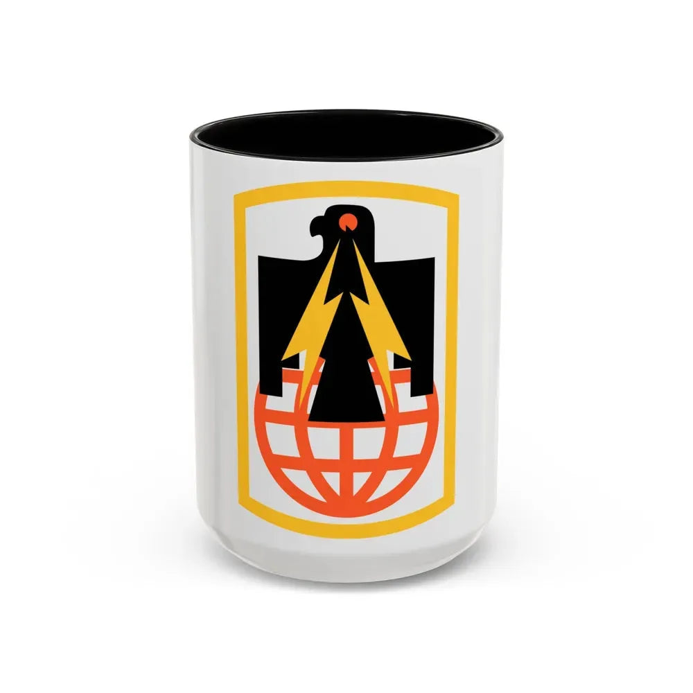 11th Signal Brigade (U.S. Army) Accent Coffee Mug 15oz Black - Go Mug Yourself