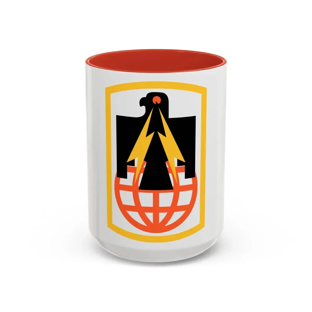 11th Signal Brigade (U.S. Army) Accent Coffee Mug 15oz Red - Go Mug Yourself