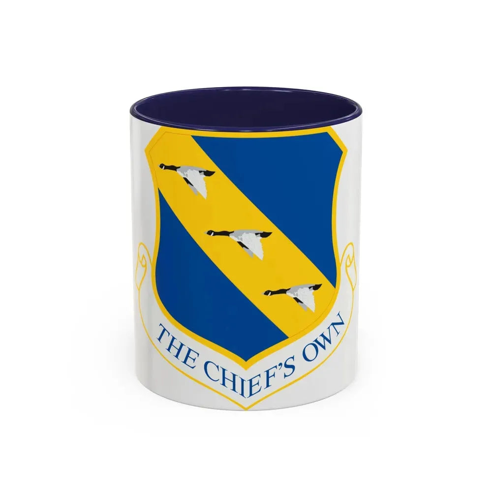 11th Wing (U.S. Air Force) Accent Coffee Mug 11oz Navy - Go Mug Yourself