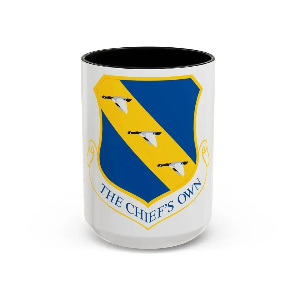 11th Wing (U.S. Air Force) Accent Coffee Mug 15oz Black - Go Mug Yourself