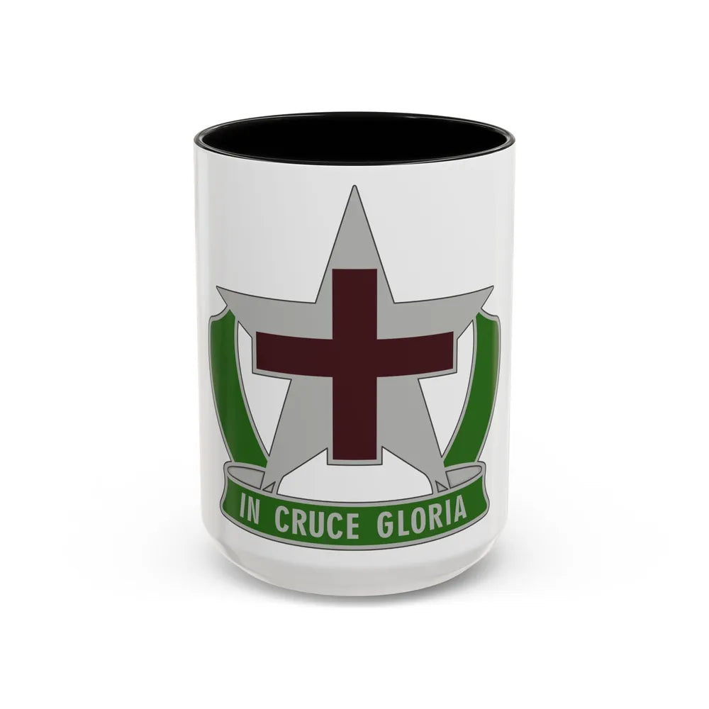 12 Field Hospital (U.S. Army) Accent Coffee Mug-15oz-Black-Go Mug Yourself