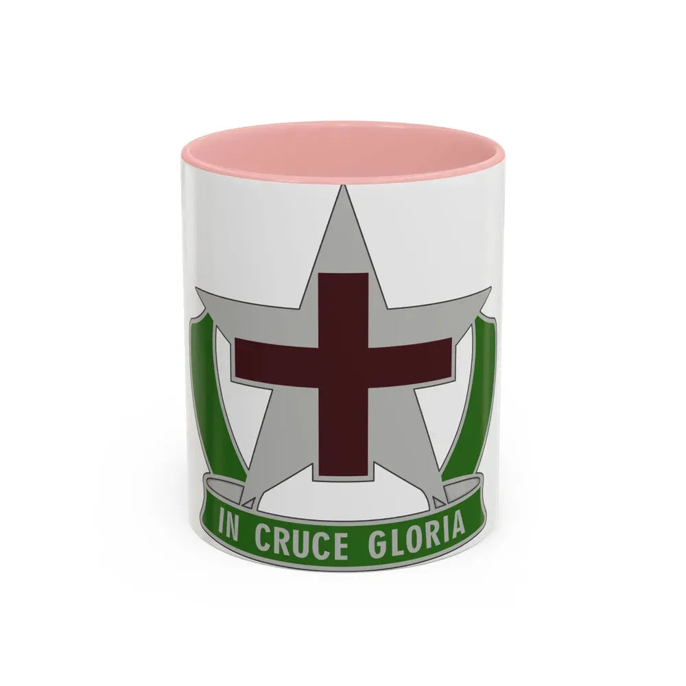 12 Field Hospital (U.S. Army) Accent Coffee Mug 11oz Pink - Go Mug Yourself