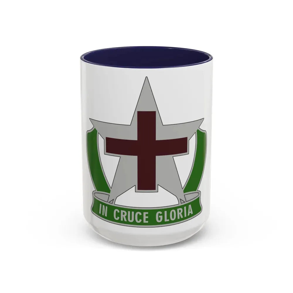 12 Field Hospital (U.S. Army) Accent Coffee Mug 15oz Navy - Go Mug Yourself