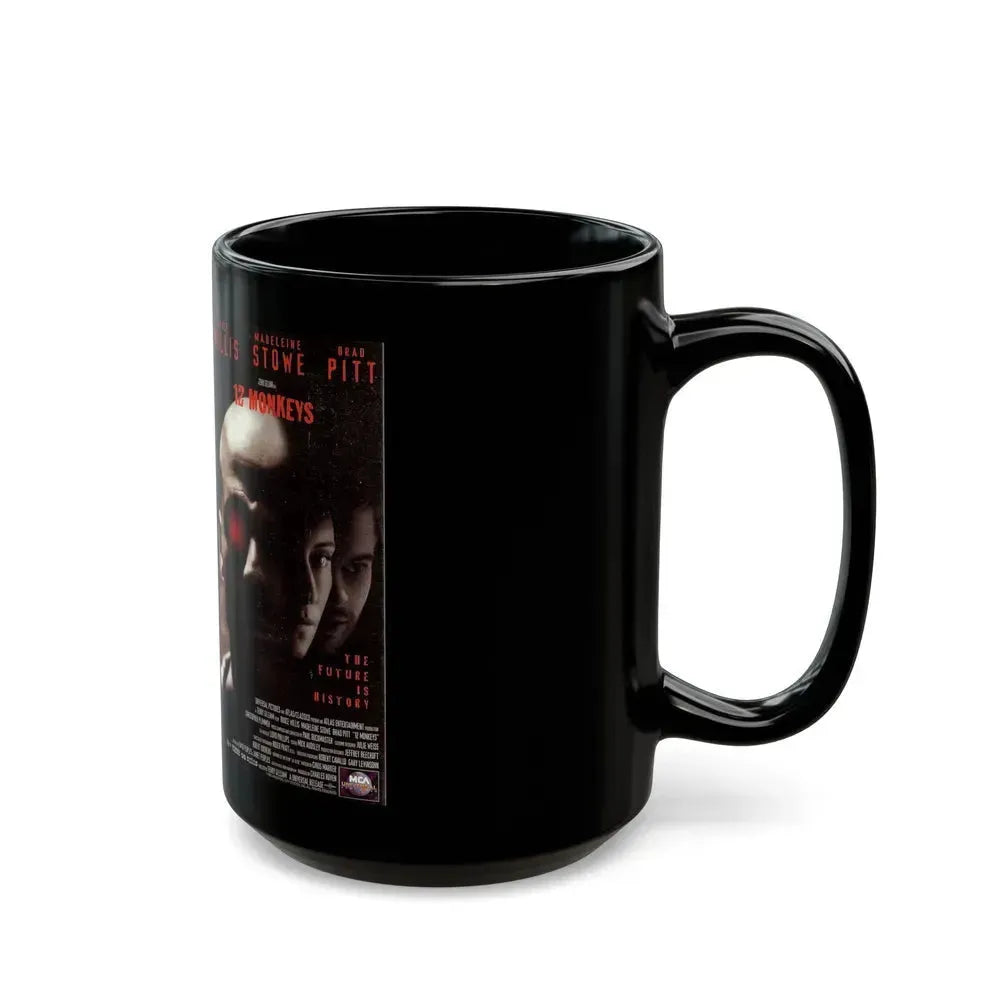 12 MONKEYS (VHS COVER) - Black Coffee Mug - Go Mug Yourself