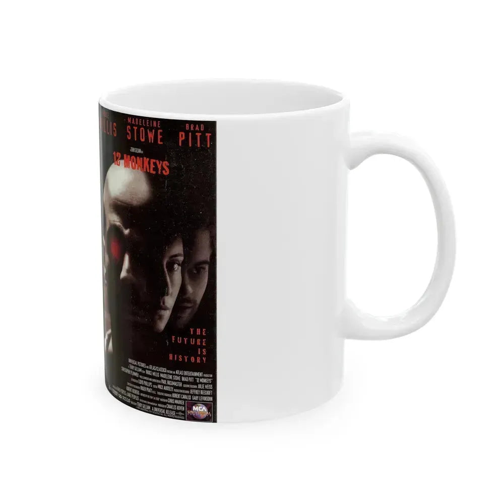 12 MONKEYS (VHS COVER) - White Coffee Mug - Go Mug Yourself