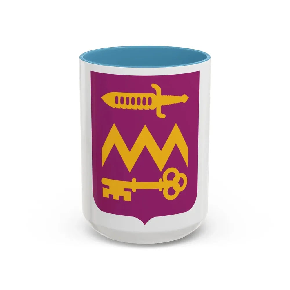 12 Ordnance Battalion 2 (U.S. Army) Accent Coffee Mug 15oz Light Blue - Go Mug Yourself