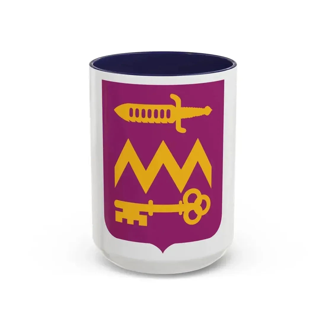 12 Ordnance Battalion 2 (U.S. Army) Accent Coffee Mug 15oz Navy - Go Mug Yourself
