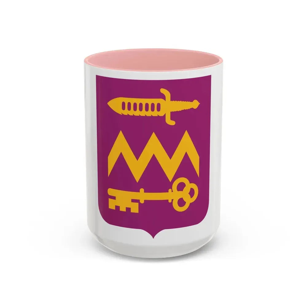 12 Ordnance Battalion 2 (U.S. Army) Accent Coffee Mug 15oz Pink - Go Mug Yourself