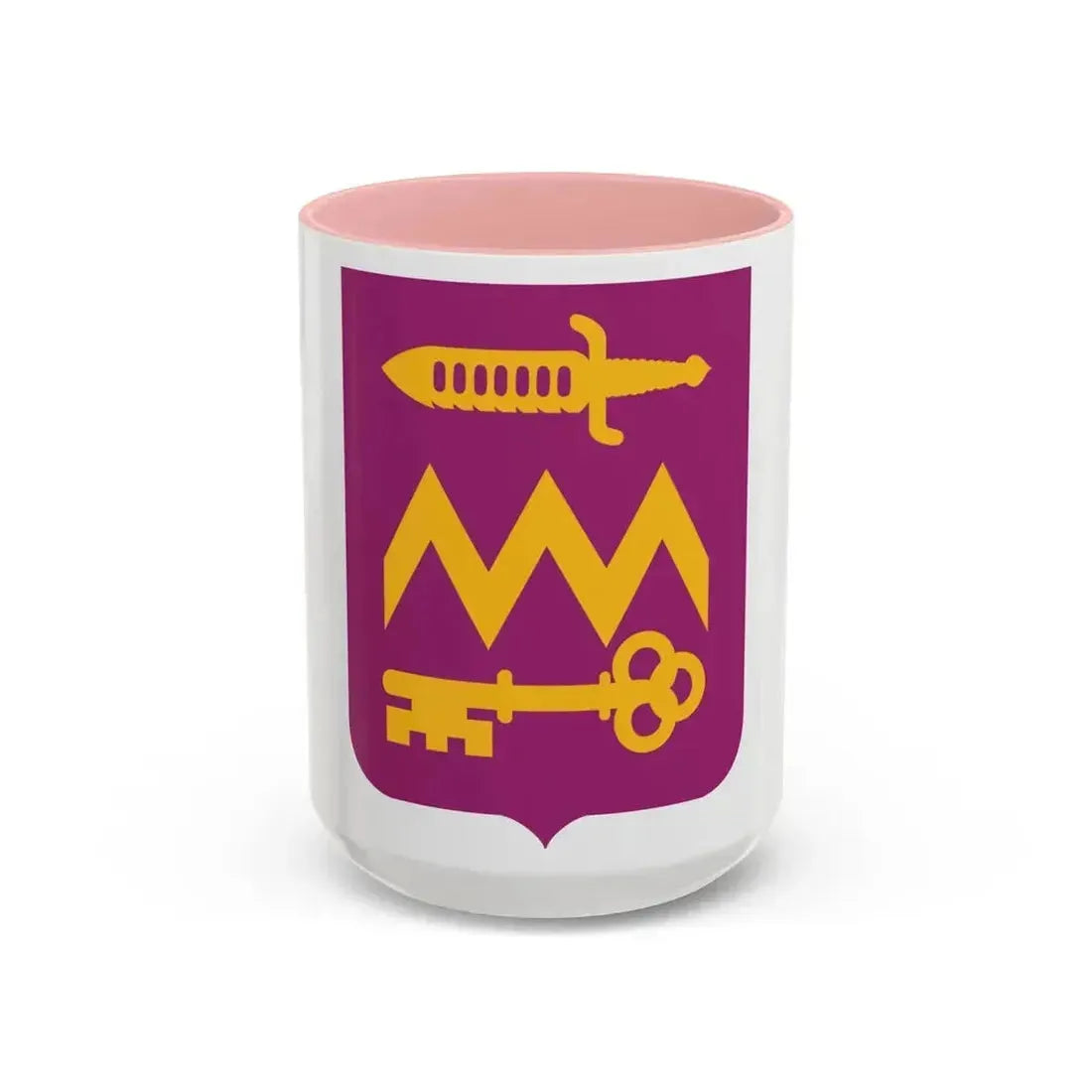 12 Ordnance Battalion 2 (U.S. Army) Accent Coffee Mug 15oz Pink - Go Mug Yourself