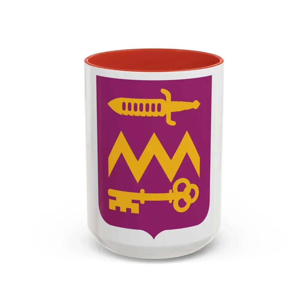 12 Ordnance Battalion 2 (U.S. Army) Accent Coffee Mug 15oz Red - Go Mug Yourself