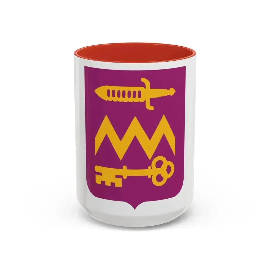 12 Ordnance Battalion 2 (U.S. Army) Accent Coffee Mug 15oz Red - Go Mug Yourself