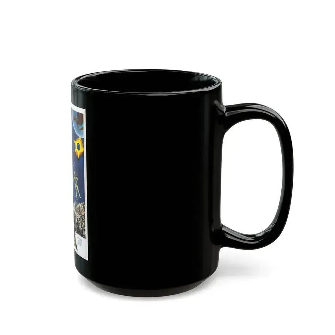 12 TO THE MOON 1960 Movie Poster - Black Coffee Mug - Go Mug Yourself
