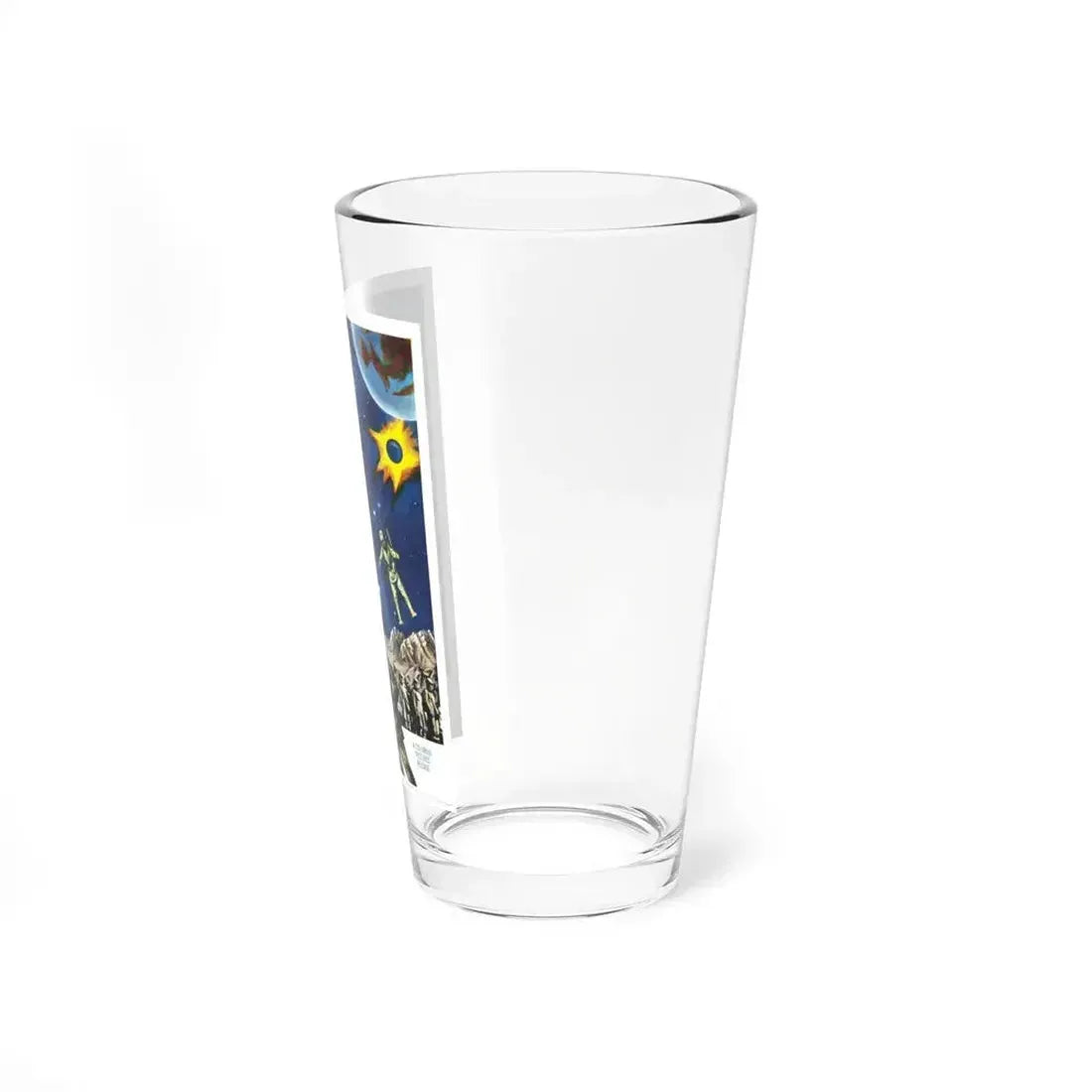 12 TO THE MOON 1960 Movie Poster - Pint Glass 16oz - Go Mug Yourself