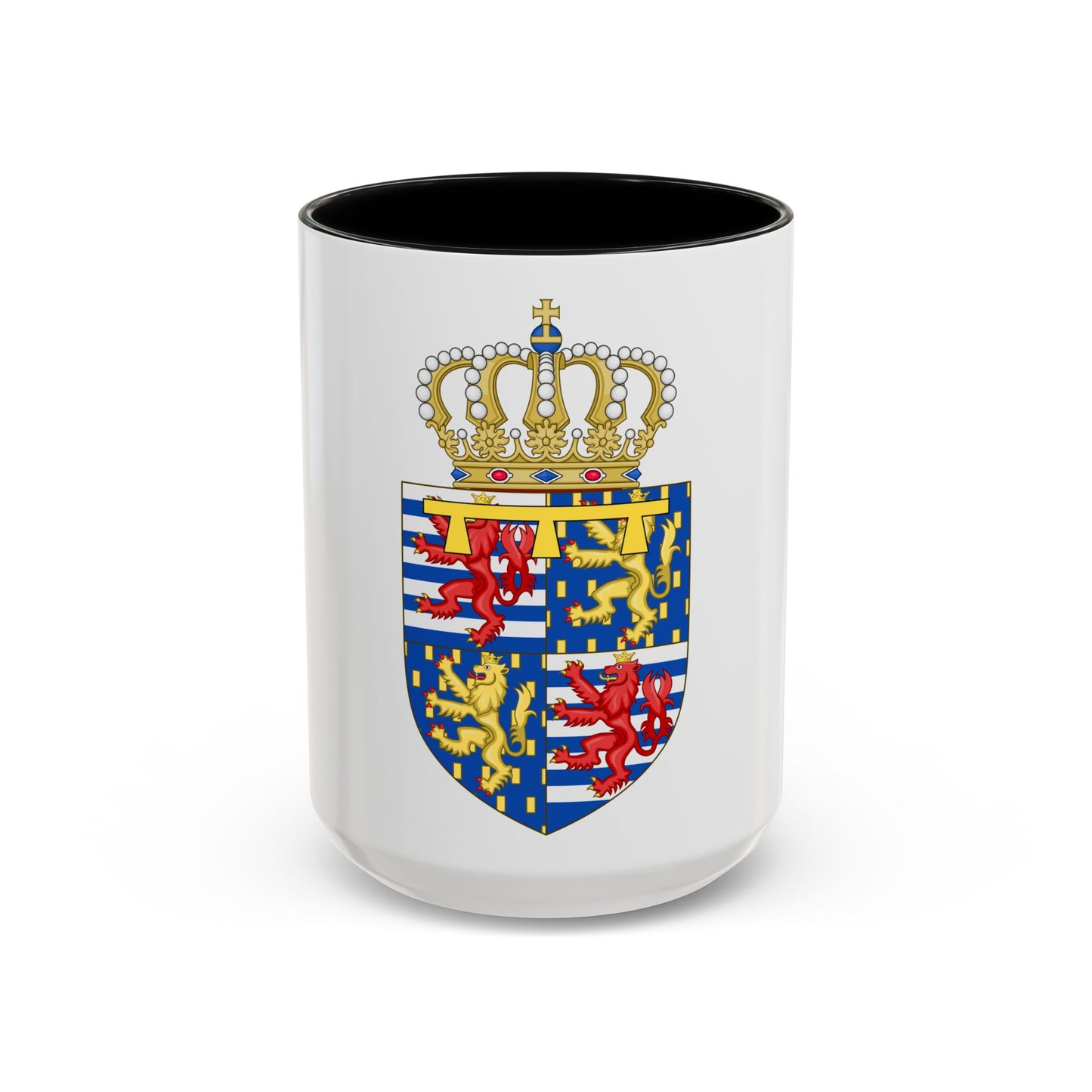 Lesser coat of arms of the Hereditary Grand Duke of Luxembourg (2000) - Accent Coffee Mug
