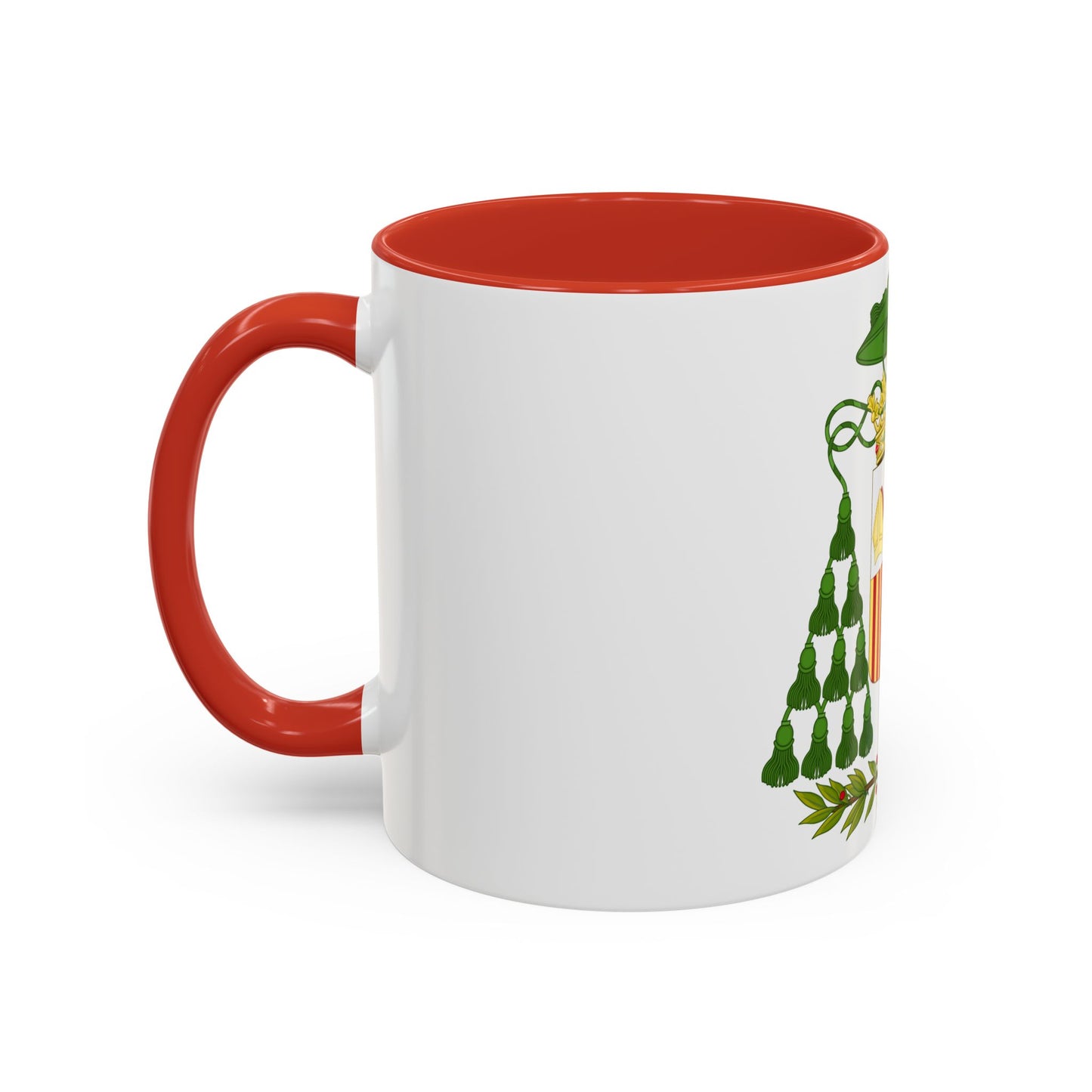 Historical Coat of Arms of Ecclesiastic Co-Prince of Andorra - Accent Coffee Mug