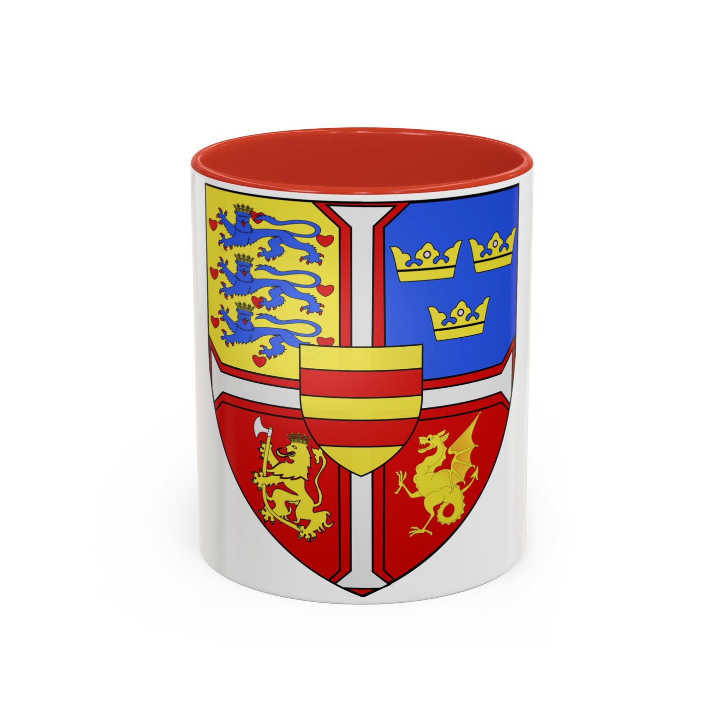Christian I of Denmark Coat of Arms 1457-1460 - Accent Coffee Mug