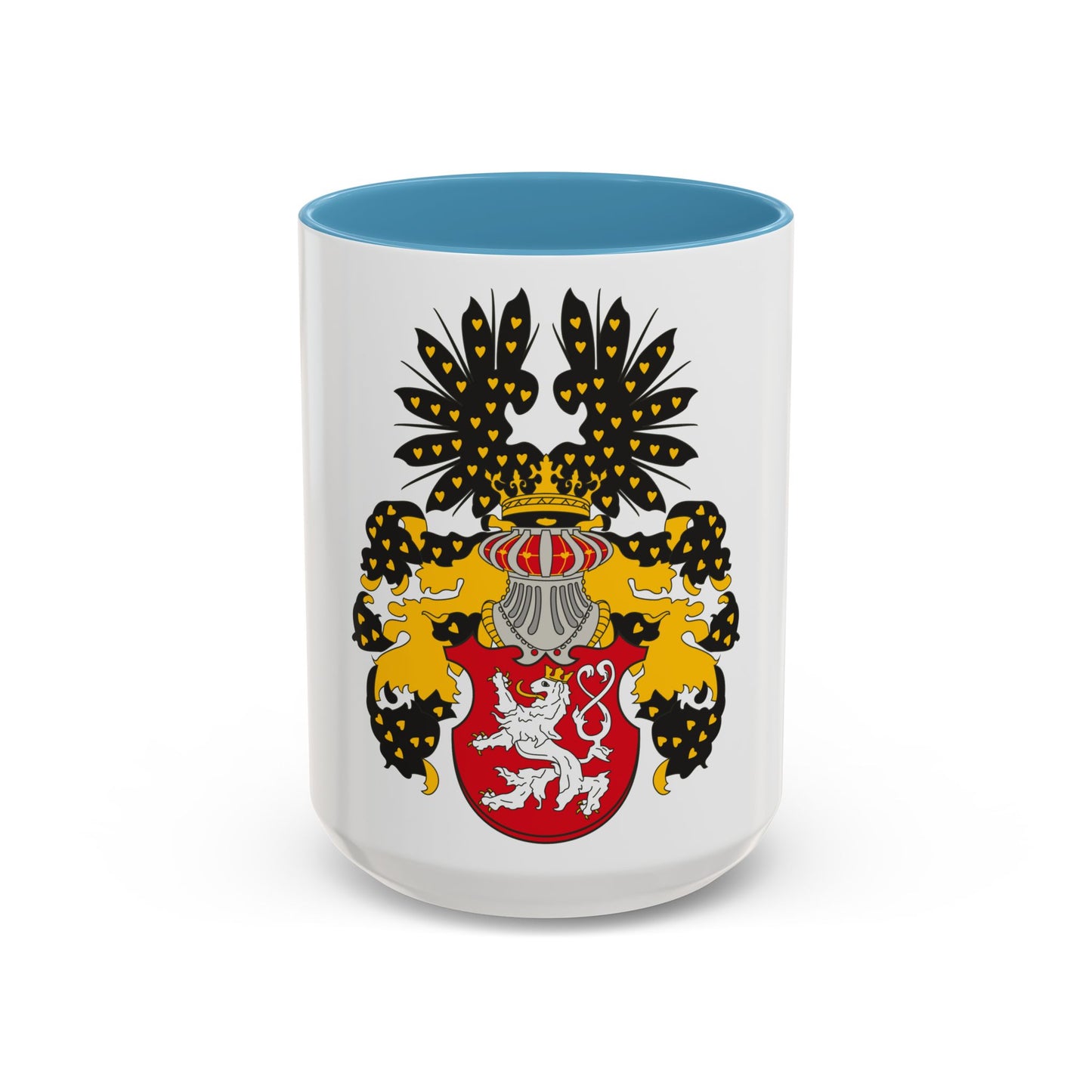 Coat of arms of the Kingdom of Bohemia - Accent Coffee Mug