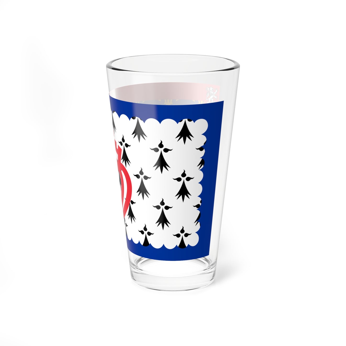 Cultural flag of Pays-de-la-Loire (France) Pint Glass 16oz