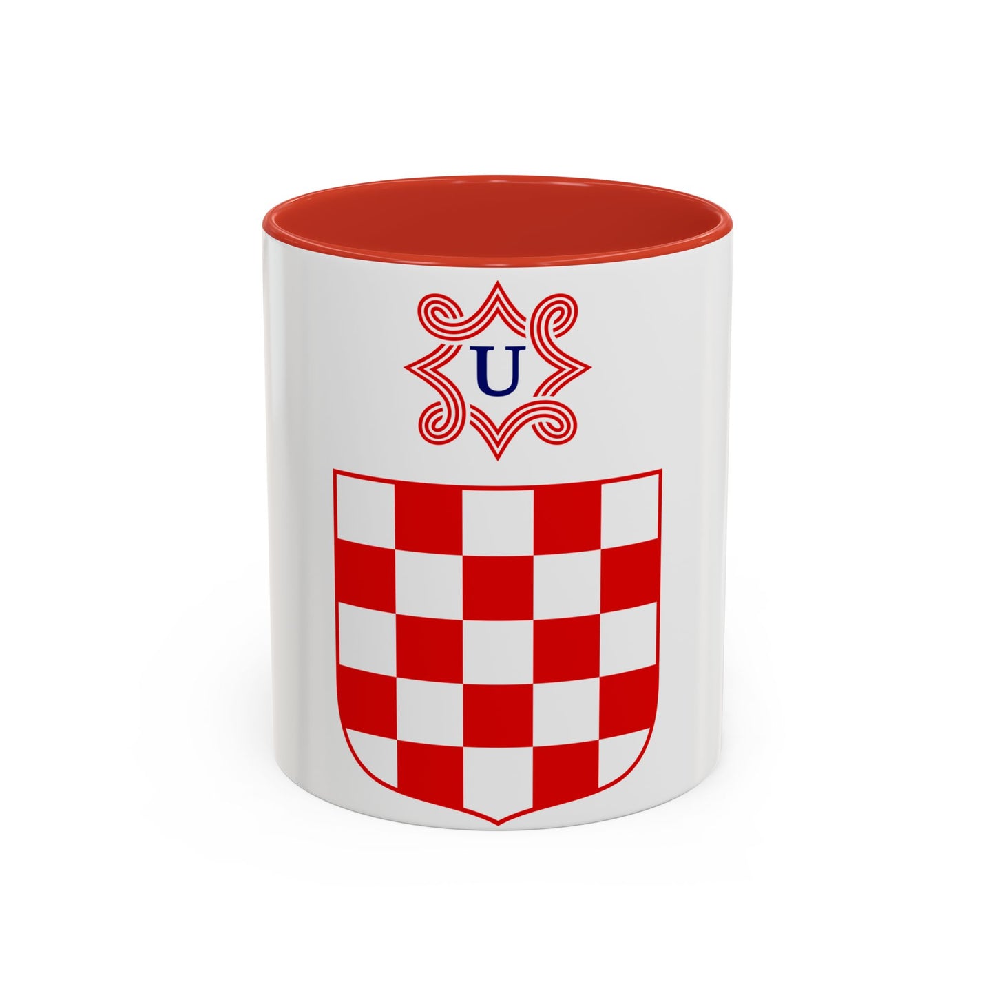 Coat of arms of the Independent State of Croatia - Accent Coffee Mug