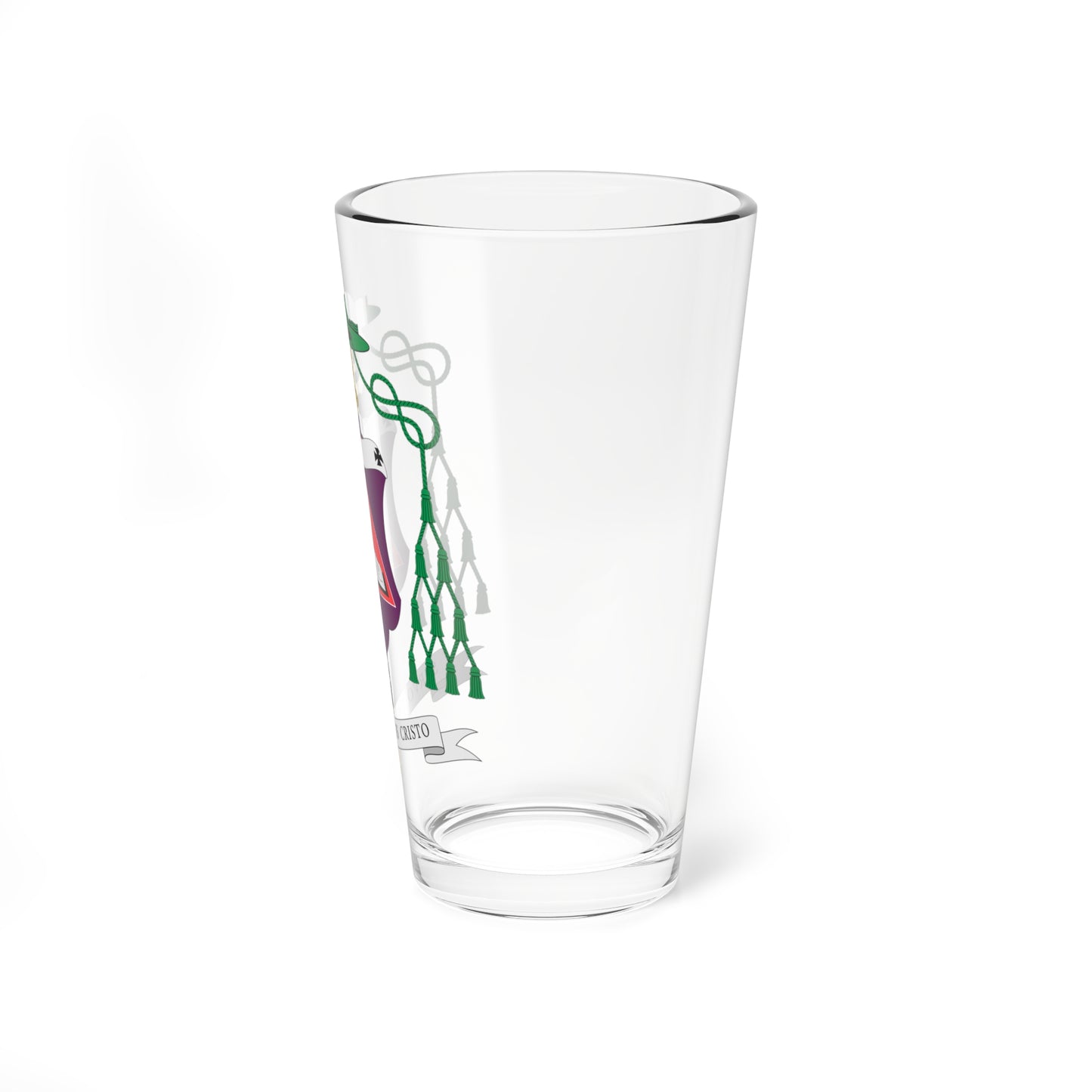 Escudo de Adelar Baruffi (Spain) (Coat of Arms) Pint Glass 16oz