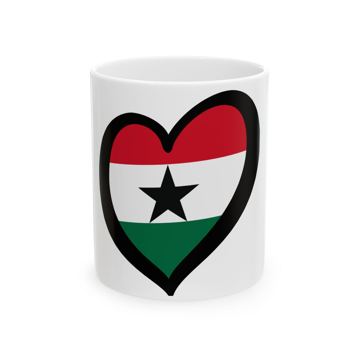EuroGhana 1964-1966 (Ghana) White Coffee Mug